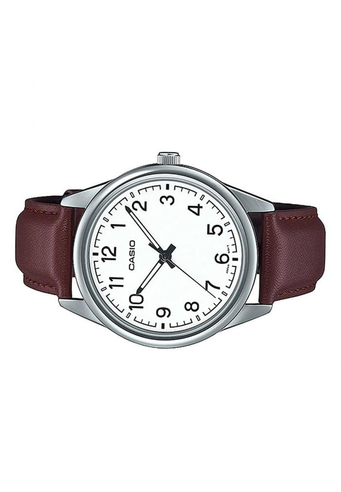 Casio MTP-V005L-7B4 Analog Leather Strap Watch For Men-Watch Portal Philippines
