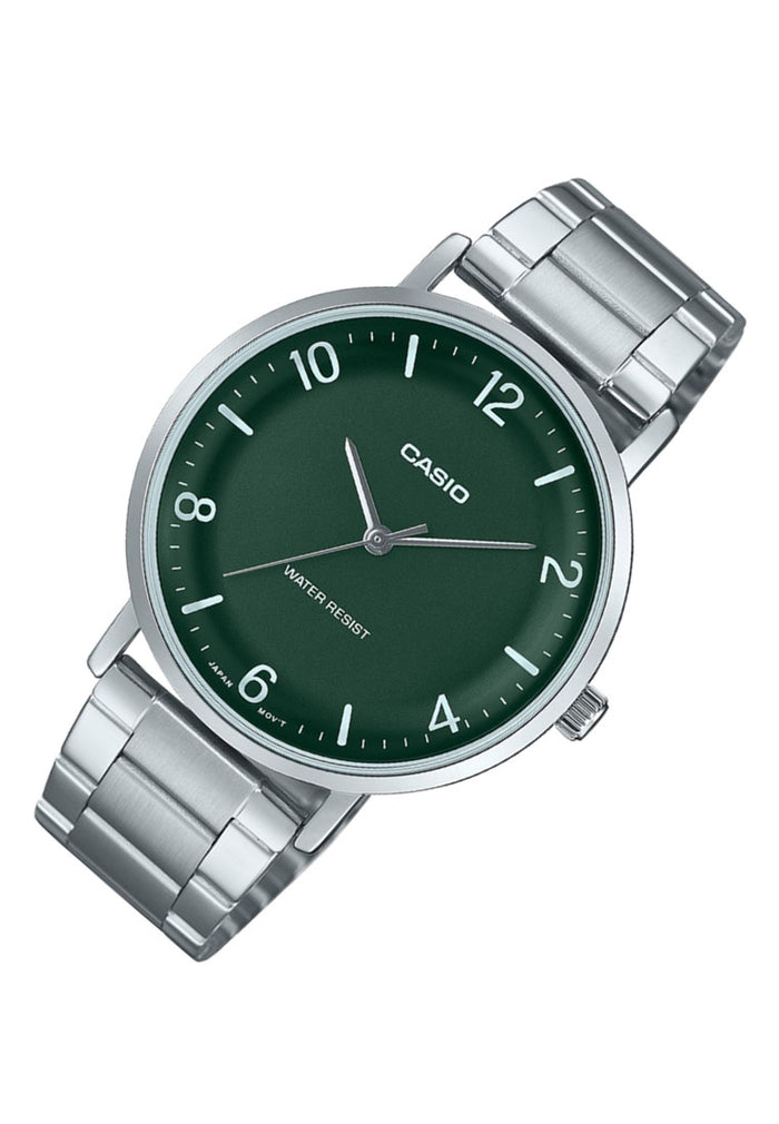 Casio MTP-VT03D-3B Analog Stainless Steel Band Watch For Men-Watch Portal Philippines