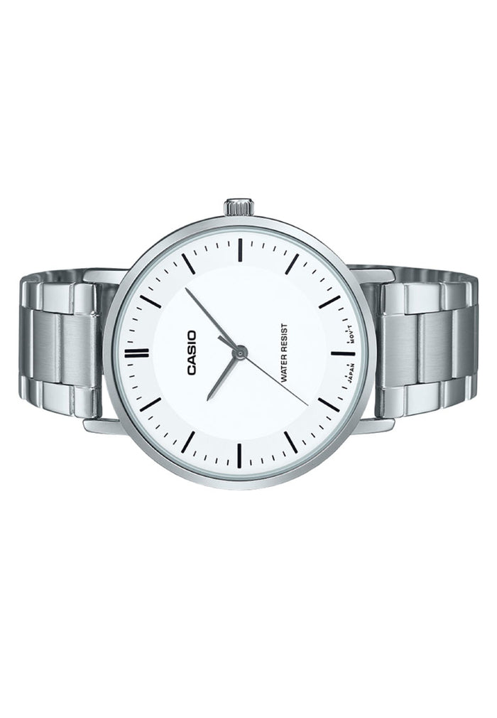 Casio MTP-VT04D-7E Analog Stainless Steel Band Watch For Men-Watch Portal Philippines