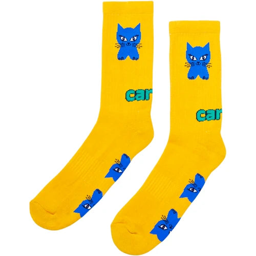 Cat Sock-Yellow