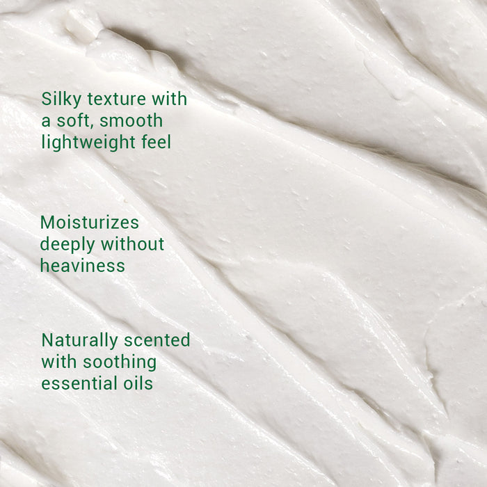 Herb'N Eden whipped body butter silky texture showing lightweight moisturizing formula with natural essential oils