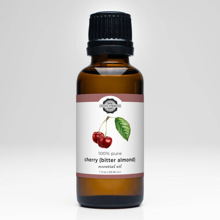 Rustic Strength - Essential Oil | 1oz Amber Glass Vial | Cherry (Bitter Almond)