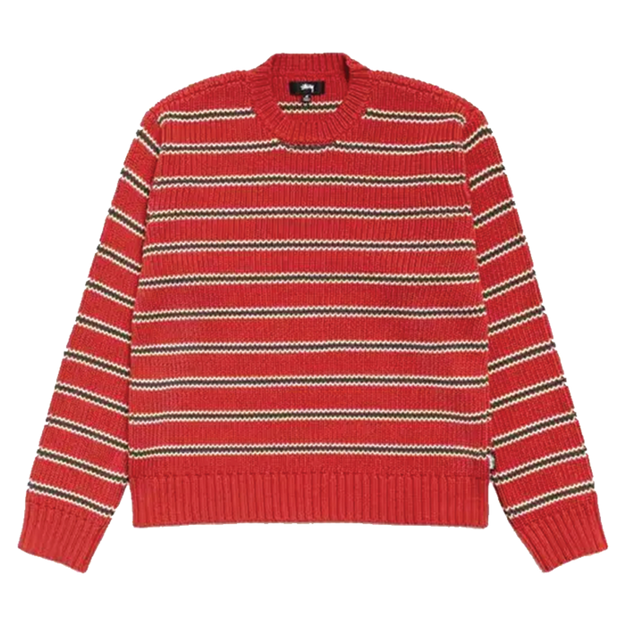 Chunky Cotton Striped Sweater