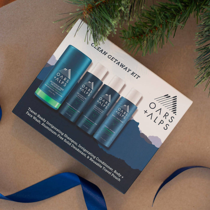 Clean Getaway Kit Men's Travel Essentials Gift Set