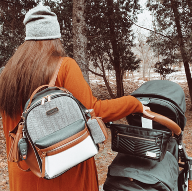 Coffee & Cream Itzy Mini Diaper Bag