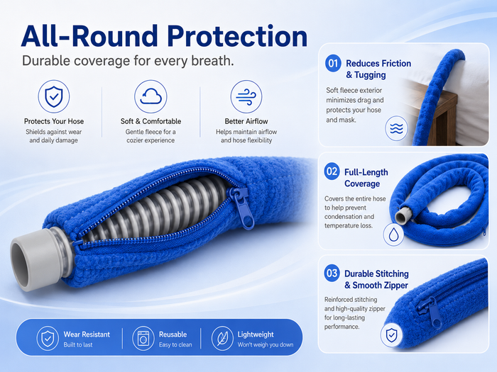 CPAP Hose Cover – Nylon & Polyester Tubing Insulation Sleeve