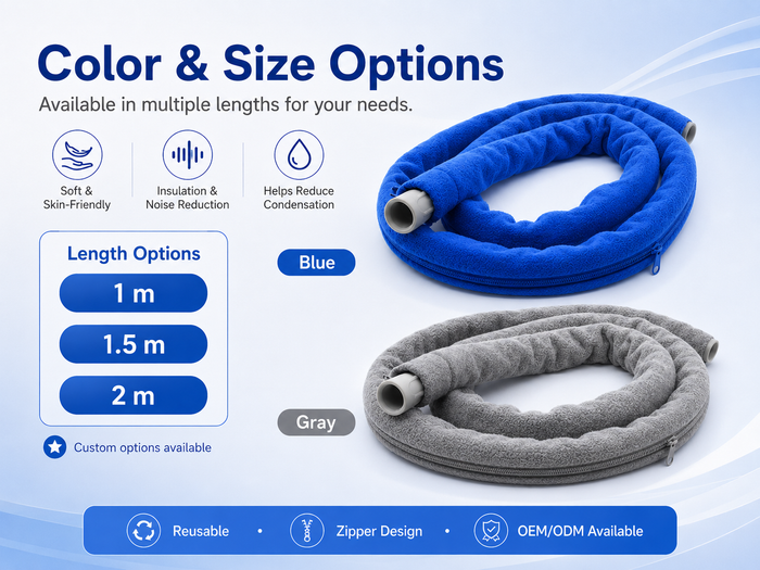 CPAP Hose Cover – Nylon & Polyester Tubing Insulation Sleeve