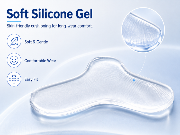 CPAP Mask Nasal Bridge Pad – Adhesive Blended-Fabric Cushion