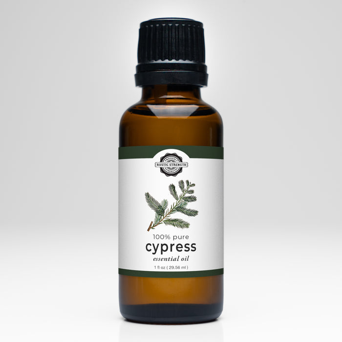 Rustic Strength - Essential Oil | 1oz Amber Glass Vial | Cypress