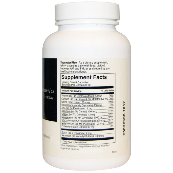 DaVinci Multi - Mineral Complex with D3 120 Caps - The Oasis of Health