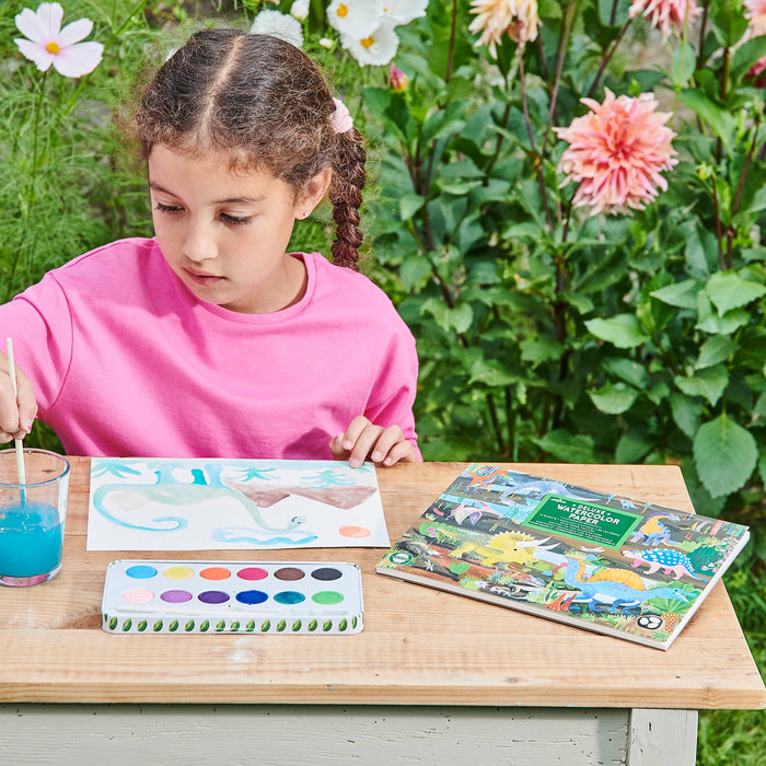 Dinosaur Watercolor Paint Set