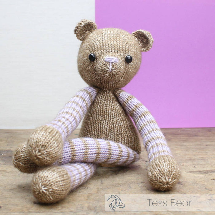 DIY Knitting Kit - Tess Bear
