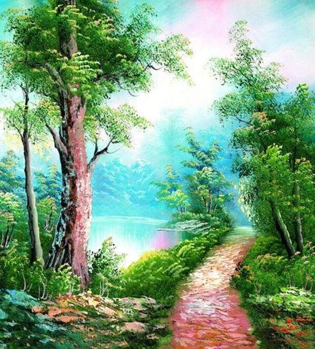 Dreamlike trail Paint By Numbers Kit