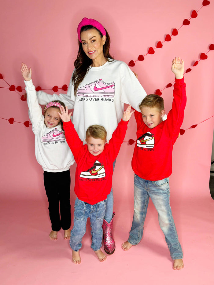 *Dunks Over Hunks Valentine's Day Sweatshirt