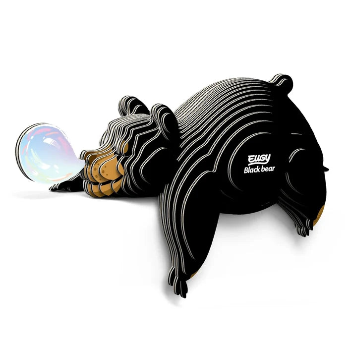 Eugy Black Bear 3D Puzzle