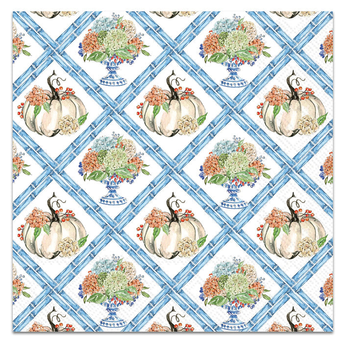 Fall Hydrangea Paper Luncheon Napkins