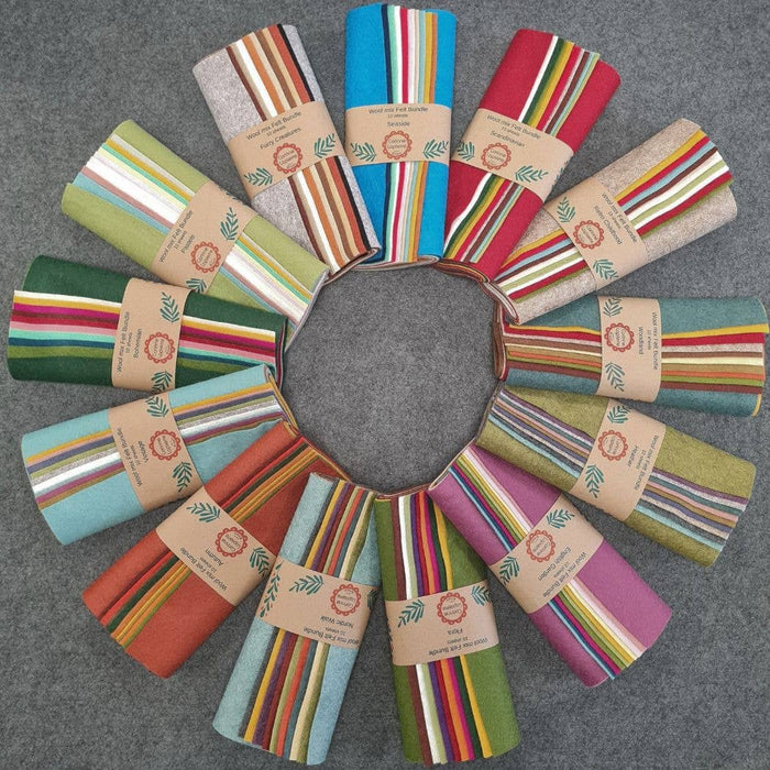 Felt Bundle of 10 Sheets - 12 themes