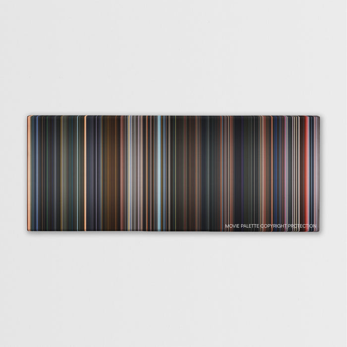 Final Fantasy: The Spirits Within color palette canvas print: thousands of thin vertical stripes of color