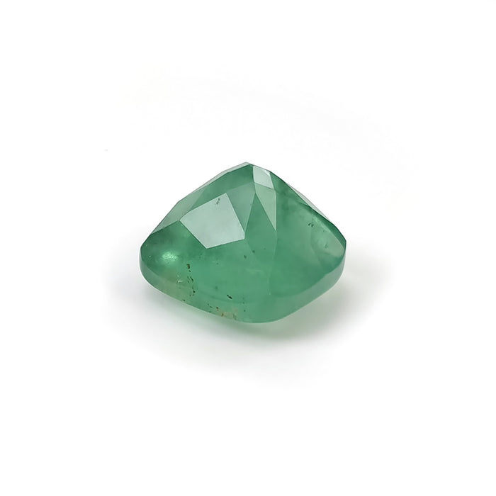 FLUORITE Gemstone Checker Cut : 19.95cts Natural Untreated Unheated Green Fluorite Faceted Sugarloaf 15mm