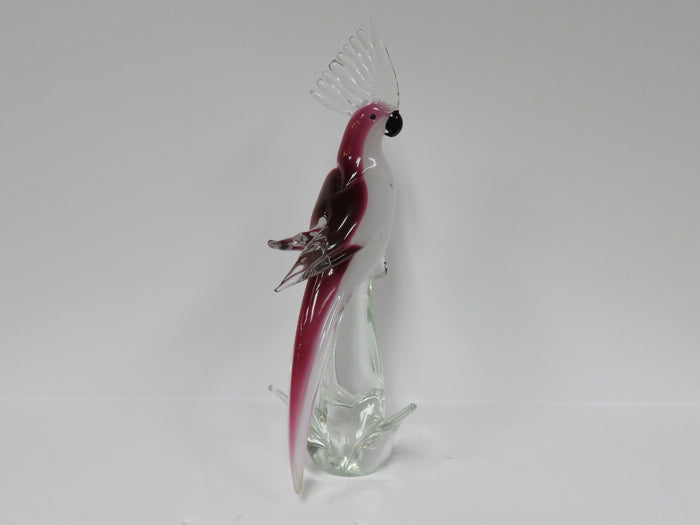 Formia Vetri Di Murano Cockatoo Figurine