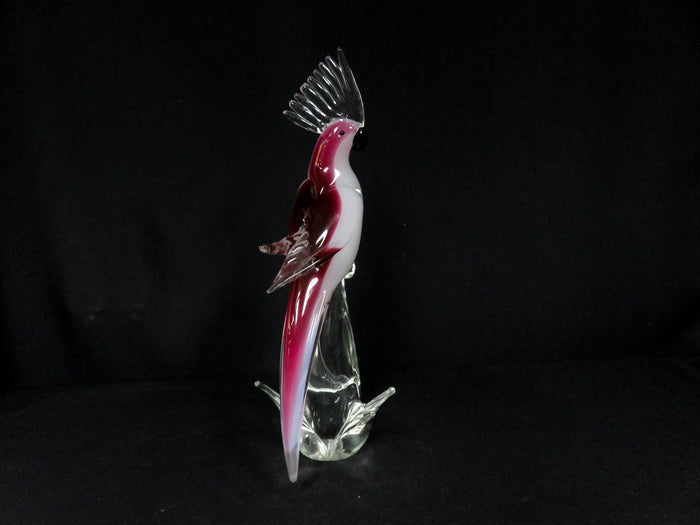 Formia Vetri Di Murano Cockatoo Figurine