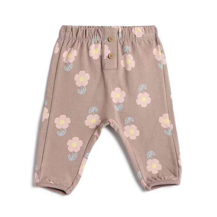 Girls Floral Printed Relaxed Joggers