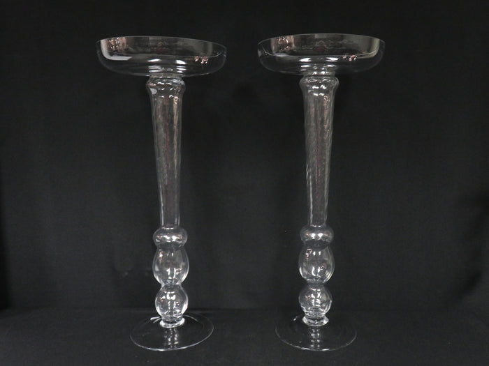 Glass Centerpiece Stands