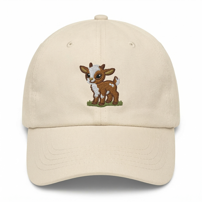 GOAT Dad Hat + Baby Goat Kids Hat Bundle