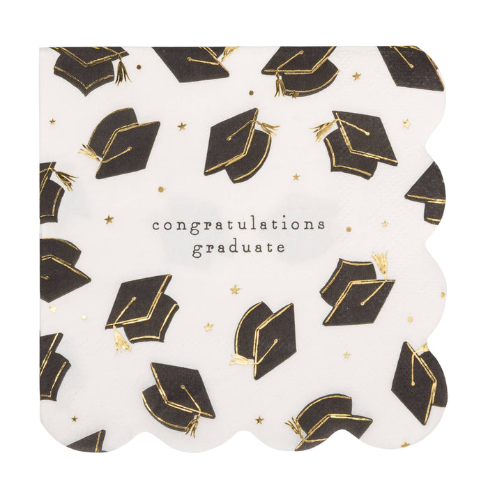 Grad Hat Scatter Napkin Cocktail