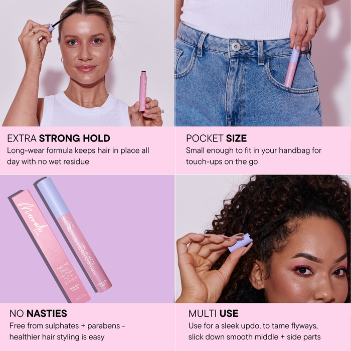 Features and benefits of the Mermade Hair Hair Gel Wand