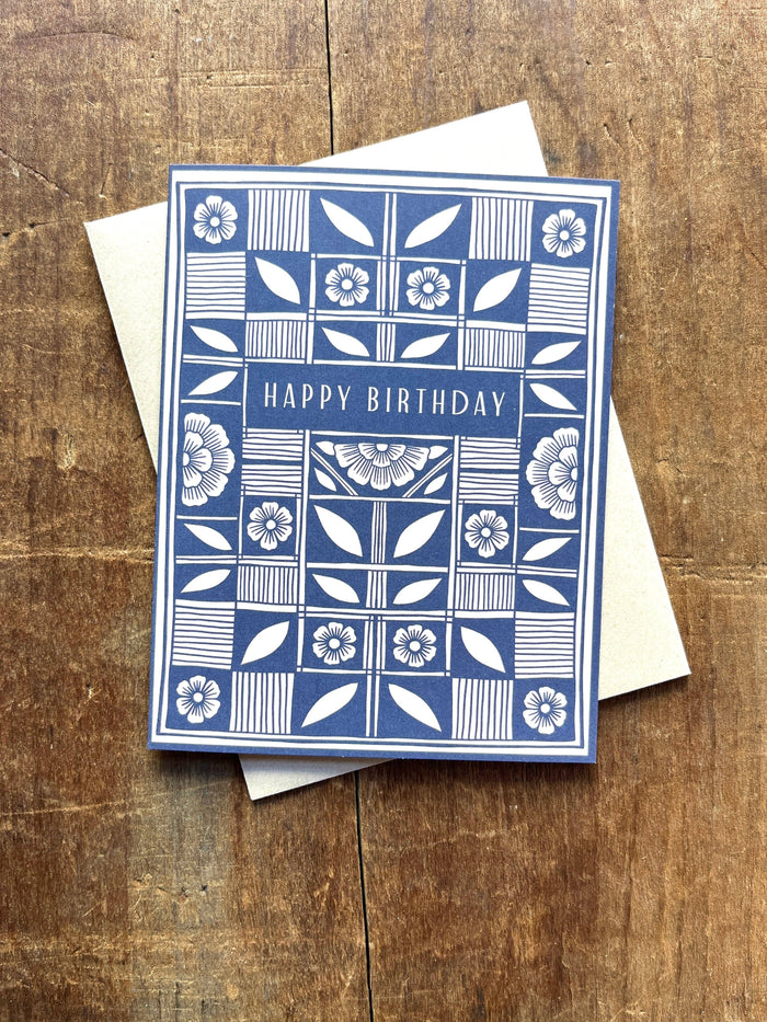"Happy Birthday," Greeting Card