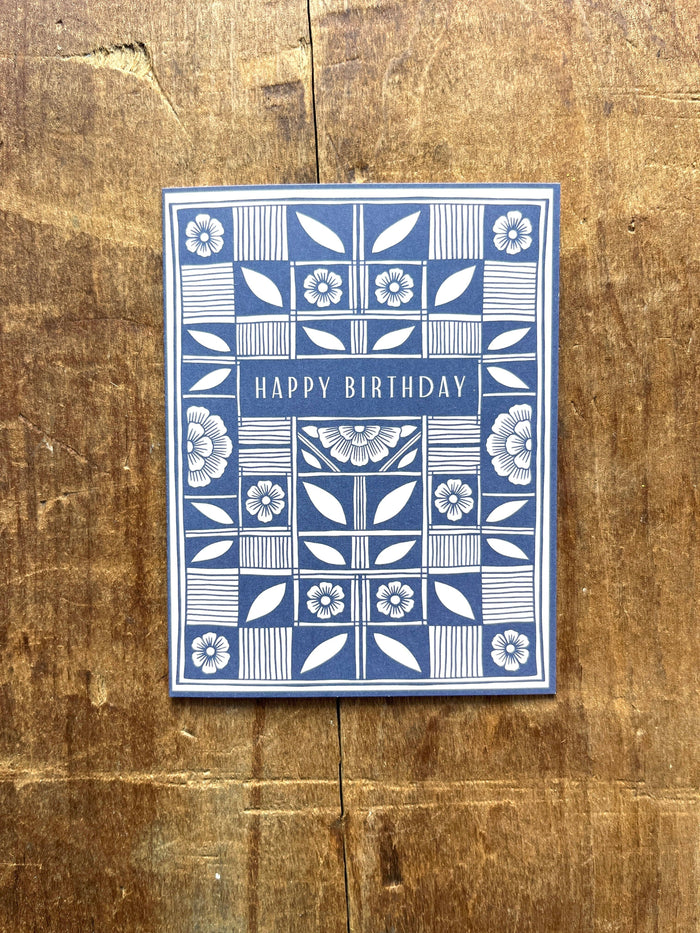"Happy Birthday," Greeting Card