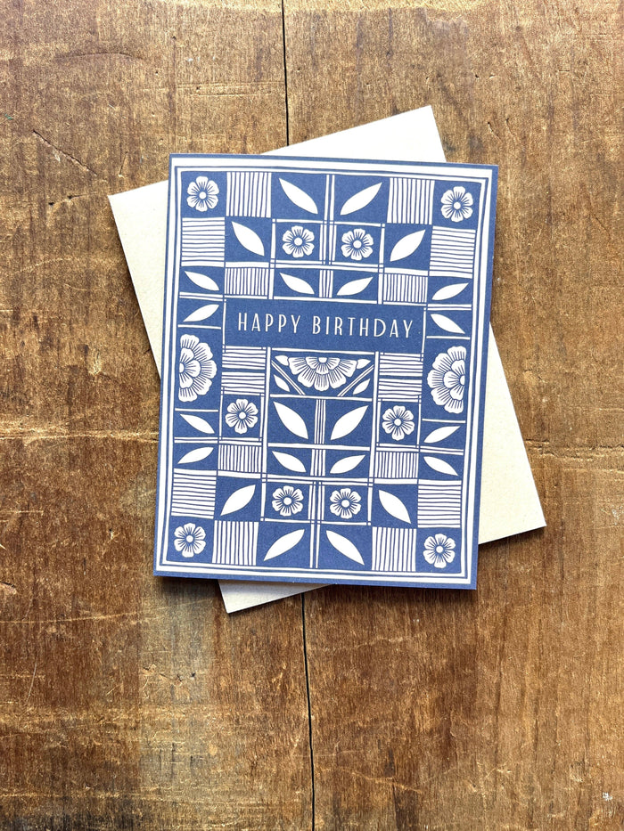 "Happy Birthday," Greeting Card