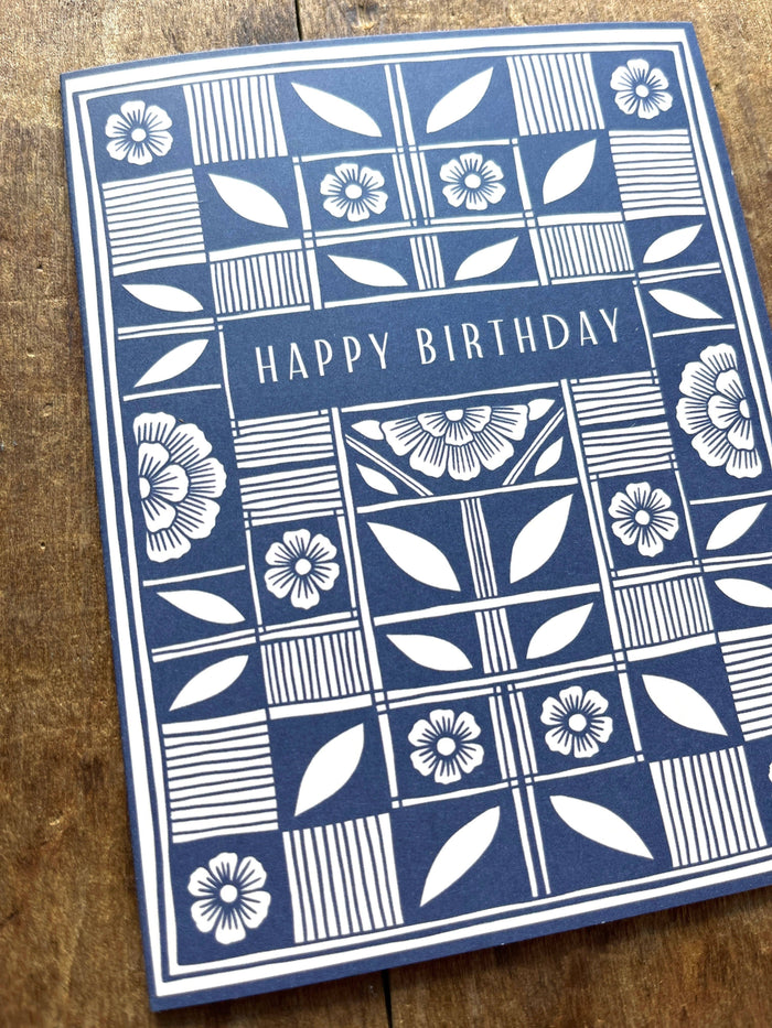"Happy Birthday," Greeting Card