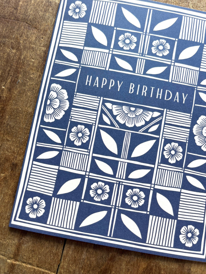 "Happy Birthday," Greeting Card