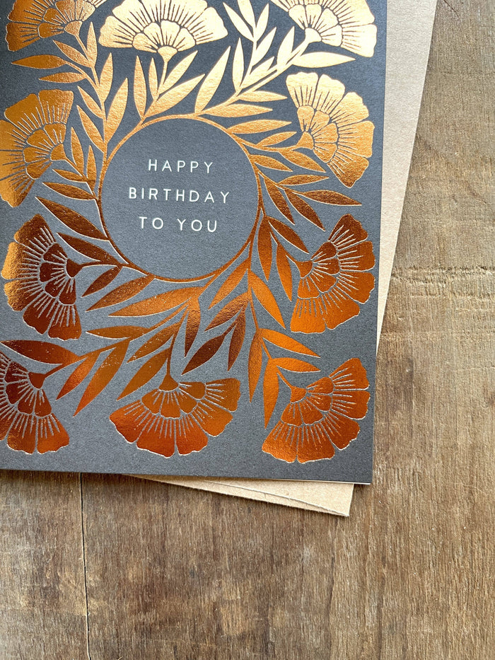 "Happy Birthday to You," Greeting Card