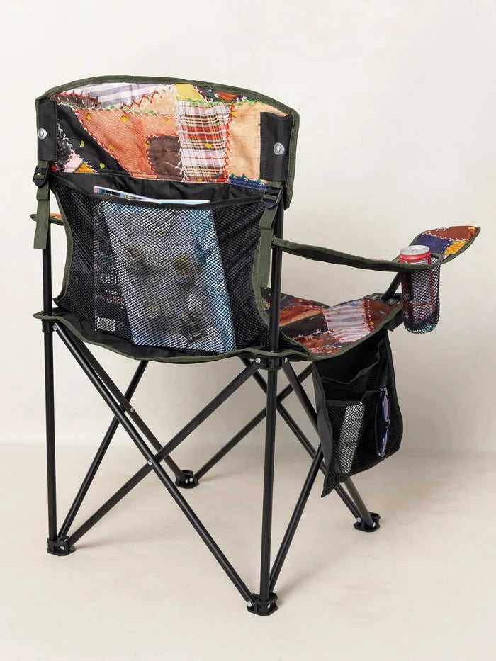 Happy Camp Chair - Brimfield Patchwork Multi-view 2