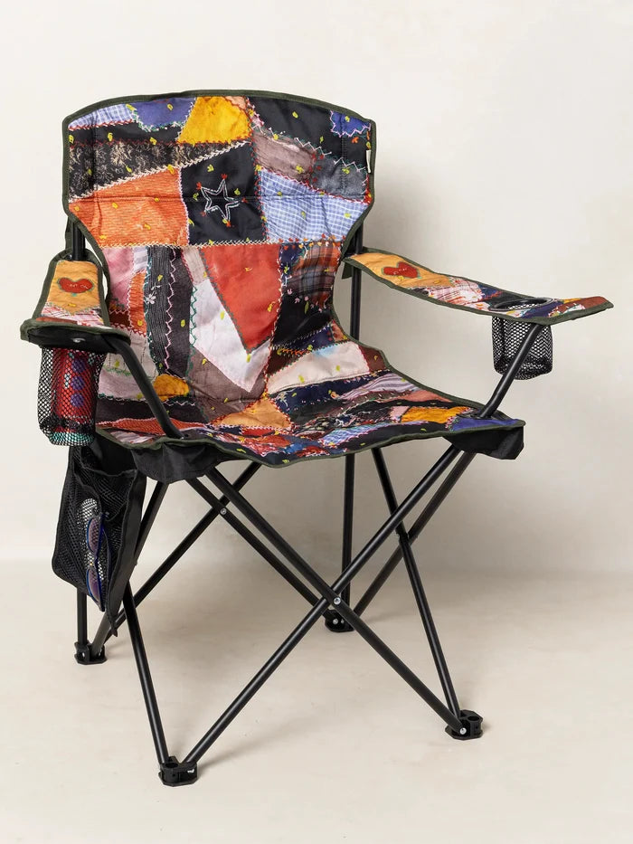 Happy Camp Chair - Brimfield Patchwork Multi-view 3