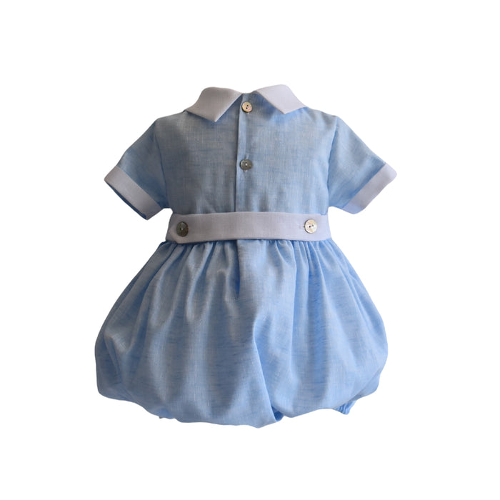 Hazel Handsmocked Bubble Romper