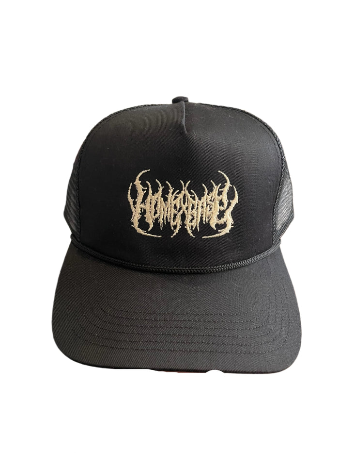 HB Metal Mesh Hat, Black