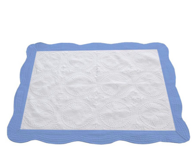 White/Blue Trim