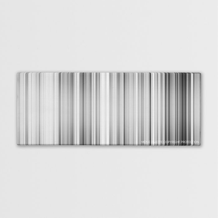 High and Low color palette canvas print: thousands of thin vertical stripes of color