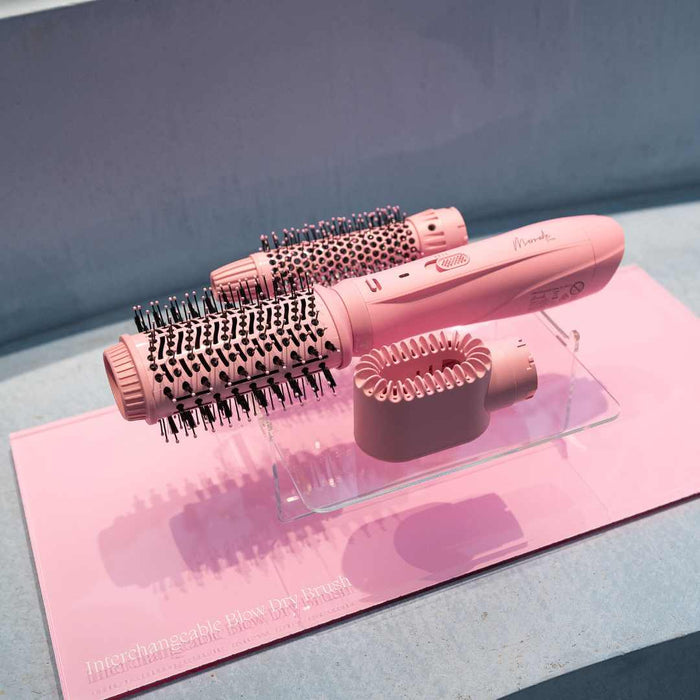 Interchangeable Blow Dry Brush - Pink