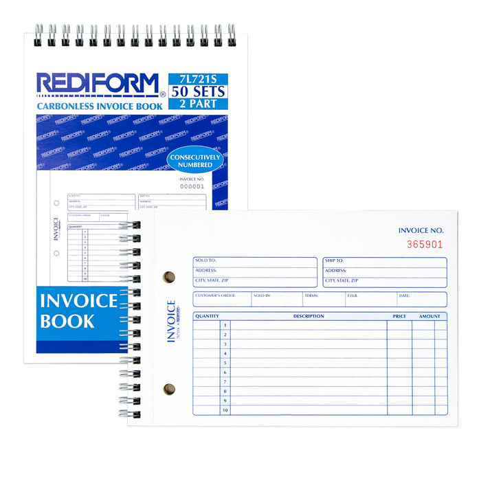 Invoice Book 7L721S