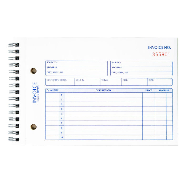 Invoice Book 7L721S