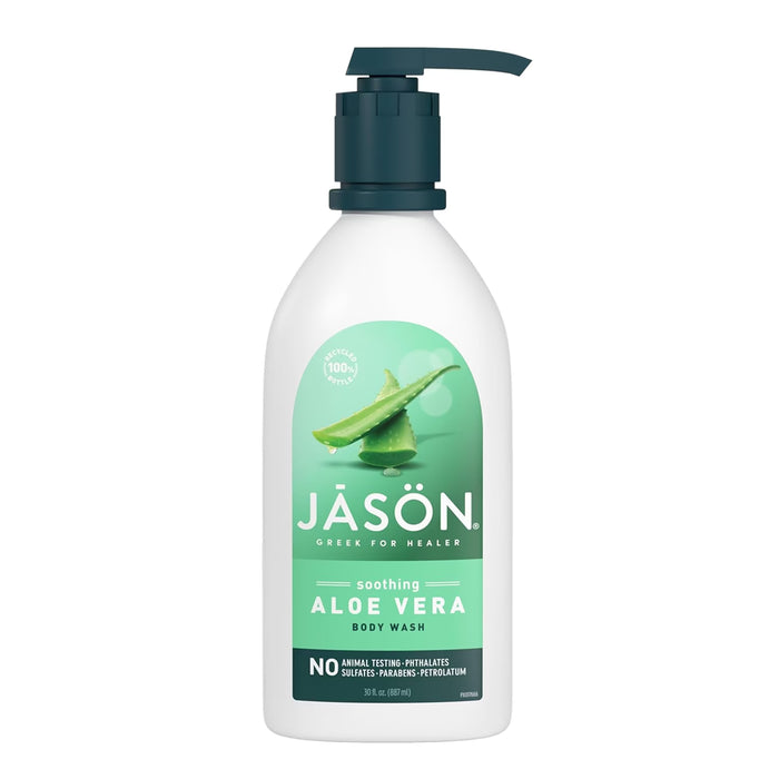 JASON Natural Aloe Vera Body Wash Daily Body Cleanser 30 oz - 6 Pack