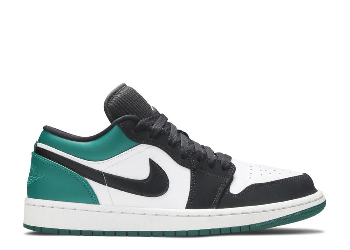 Jordan 1 Low White Black Mystic Green