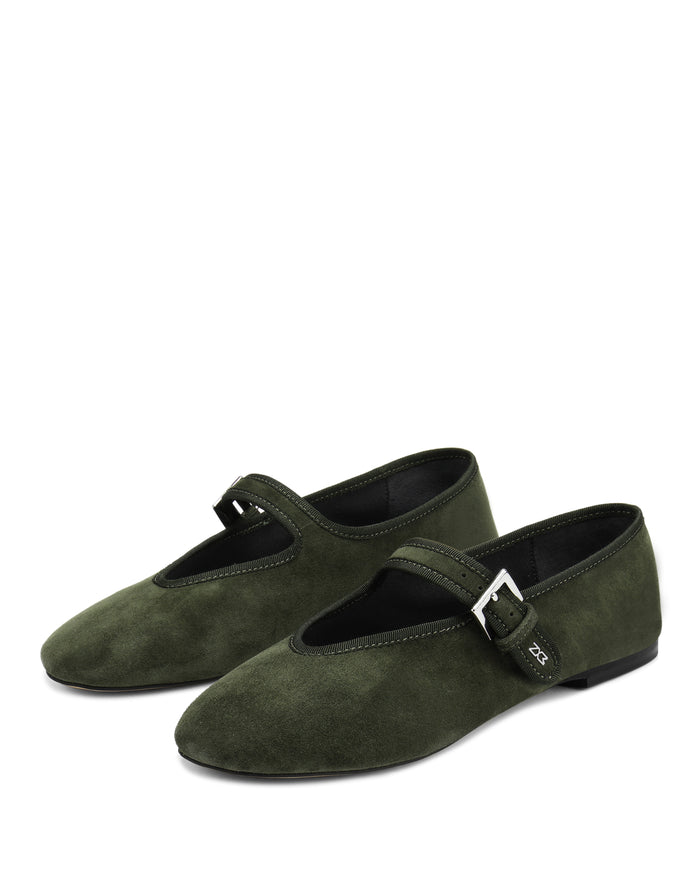 Joso Khaki Suede