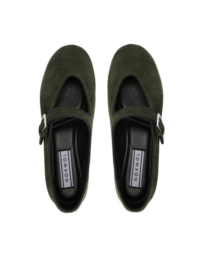 Joso Khaki Suede