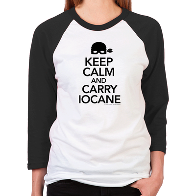 Keep Calm and Carry Iocane Unisex Baseball T-Shirt